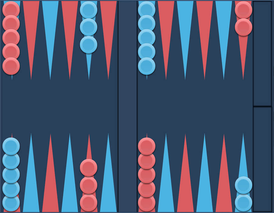 Backgammon board game screenshot 1